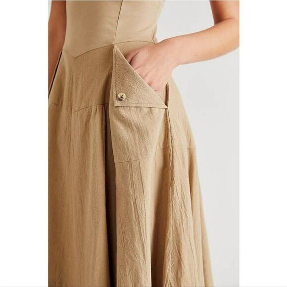 Free People Soledad Midi Dress - Picture 8 of 9